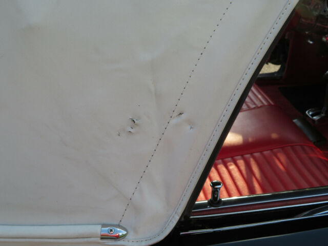 1957 Black Ford Thunderbird Convertible