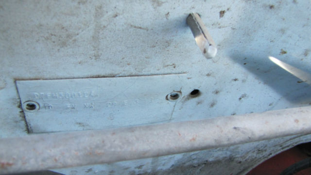 1957 Blue Ford Thunderbird Convertible