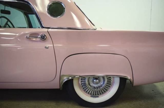 1957 Pink Ford Thunderbird Convertible