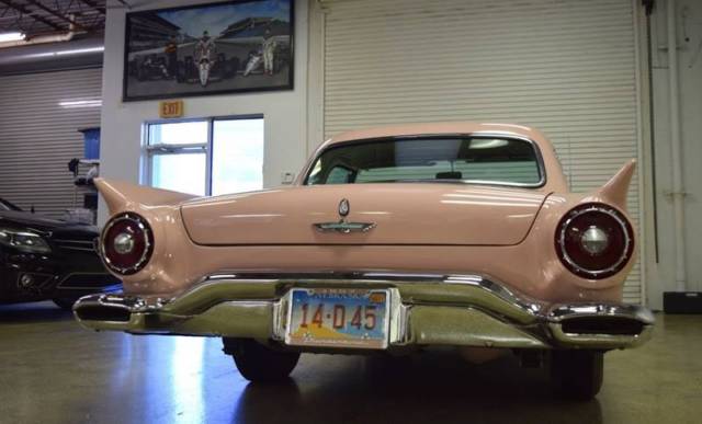 1957 Pink Ford Thunderbird Convertible