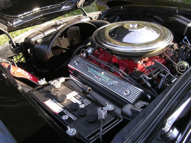 1957 Black Ford Thunderbird Convertible