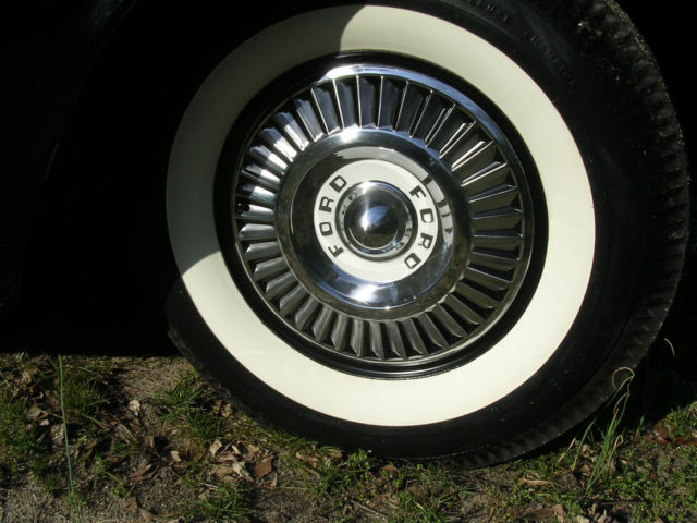 1957 Black Ford Thunderbird Convertible