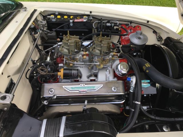 1957 White Ford Thunderbird Convertible