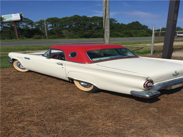 1957 Red Ford Thunderbird --