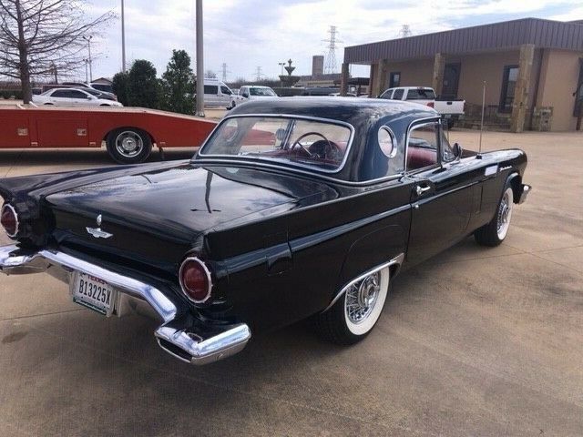 1957 Black Ford Thunderbird Convertible