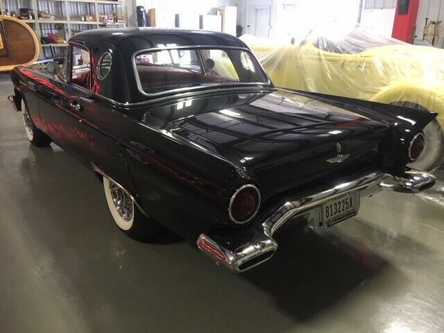 1957 Black Ford Thunderbird Convertible