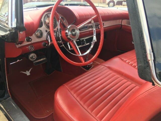 1957 Black Ford Thunderbird Convertible