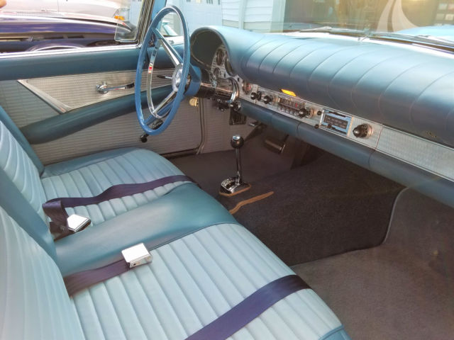 1957 Starmist Blue Ford Thunderbird Roadster