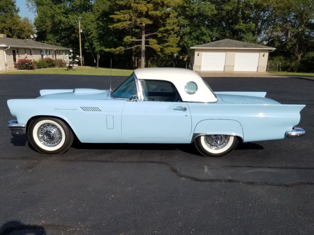1957 Starmist Blue Ford Thunderbird Roadster