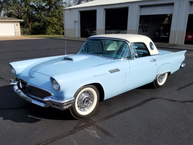 1957 Starmist Blue Ford Thunderbird Roadster
