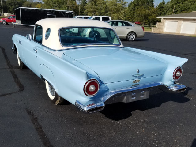 1957 Starmist Blue Ford Thunderbird Roadster
