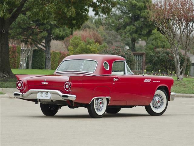 1957 Red Ford Thunderbird --