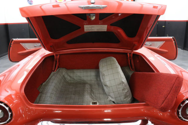 1957 Red Ford Thunderbird Convertible