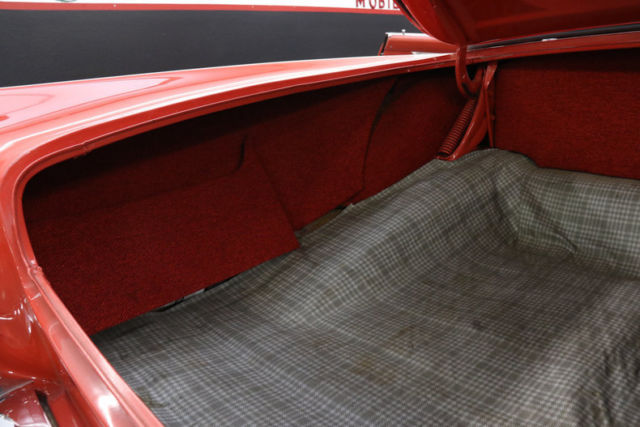 1957 Red Ford Thunderbird Convertible