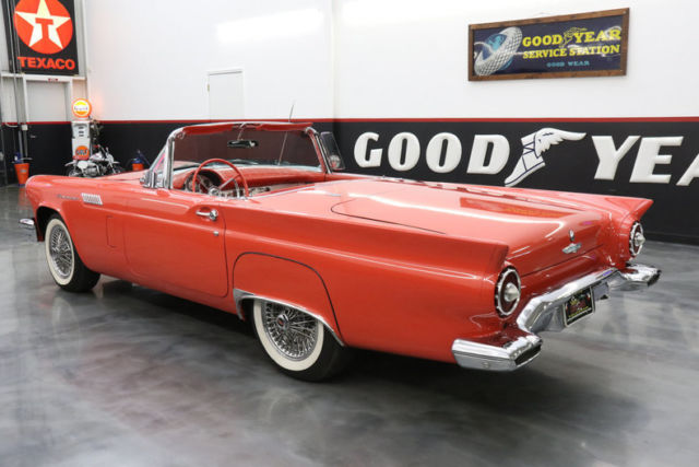 1957 Red Ford Thunderbird Convertible