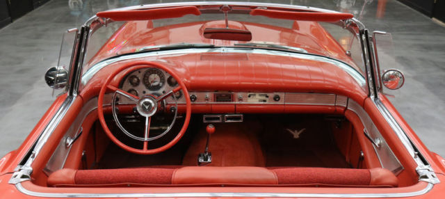 1957 Red Ford Thunderbird Convertible