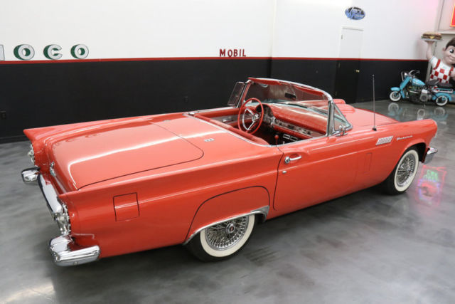 1957 Red Ford Thunderbird Convertible