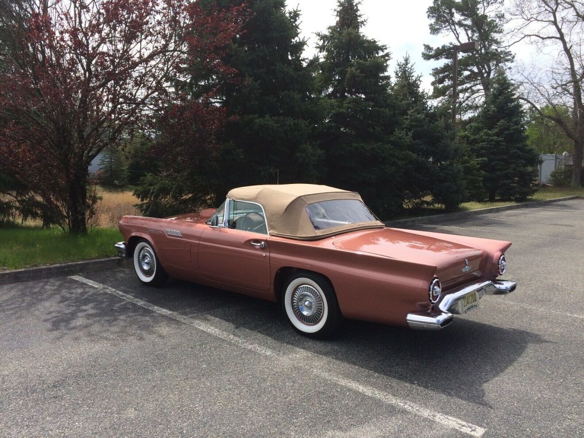 1957 Bronze Ford Thunderbird Convertible