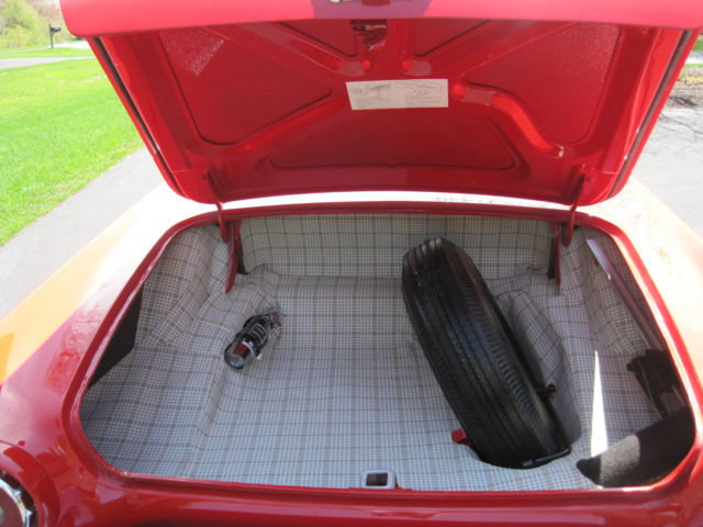 1957 Bright Red Ford Thunderbird Convertable