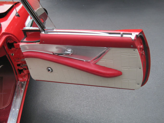 1957 Bright Red Ford Thunderbird Convertable