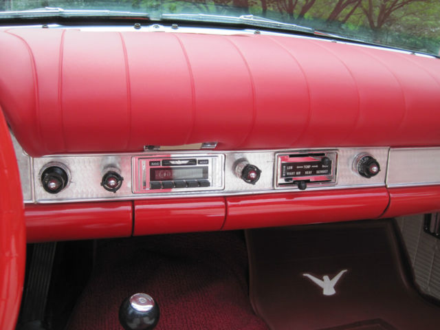 1957 Bright Red Ford Thunderbird Convertable