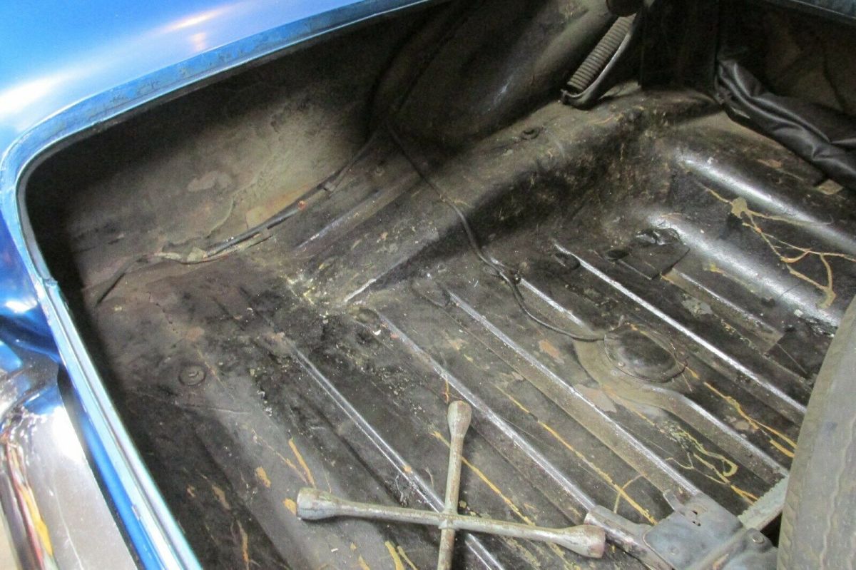 1957 Blue Ford Thunderbird Convertible