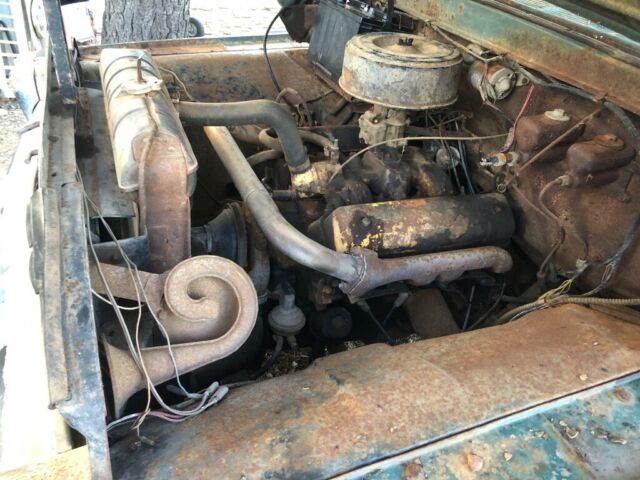 1957 Green Ford F-250 Single cab fleetside