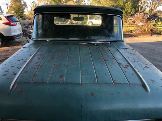 1957 Green Ford F-250 Single cab fleetside