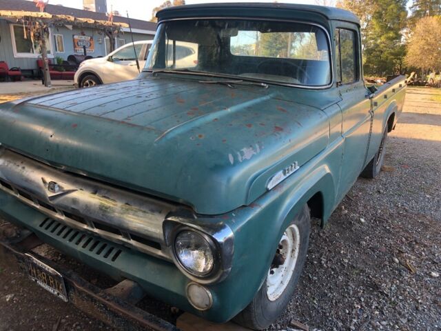 1957 Green Ford F-250 Single cab fleetside
