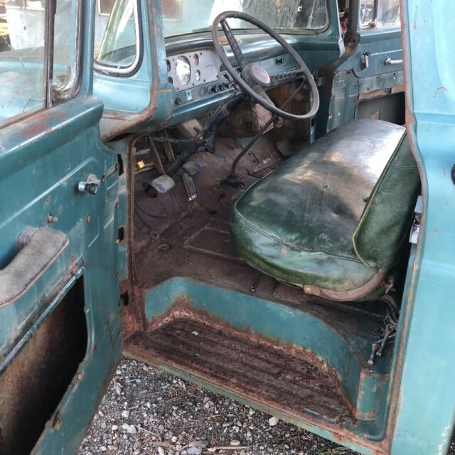 1957 Green Ford F-250 Single cab fleetside