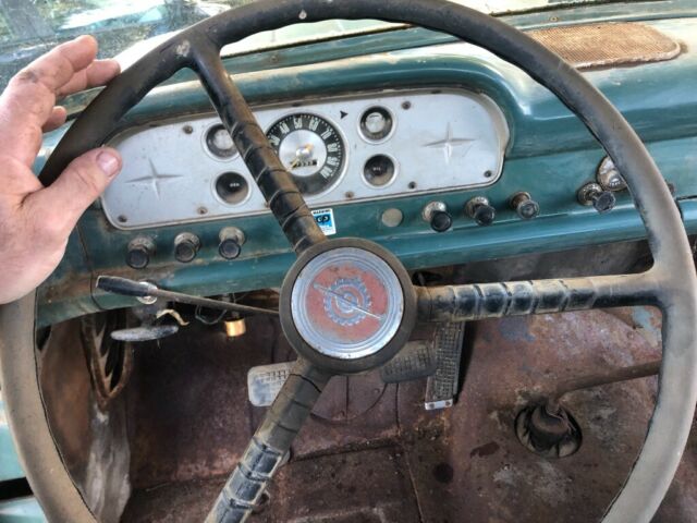 1957 Green Ford F-250 Single cab fleetside