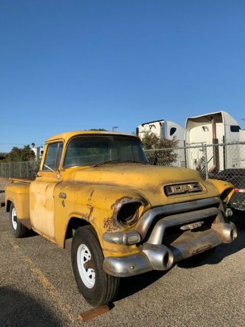 1957 Yellow GMC 150 Standard Cab Pickup