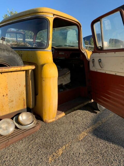 1957 Yellow GMC 150 Standard Cab Pickup