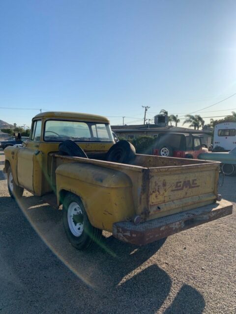 1957 Yellow GMC 150 Standard Cab Pickup