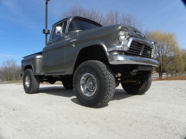 1957 Silver GMC 4x4 Pickup Truck