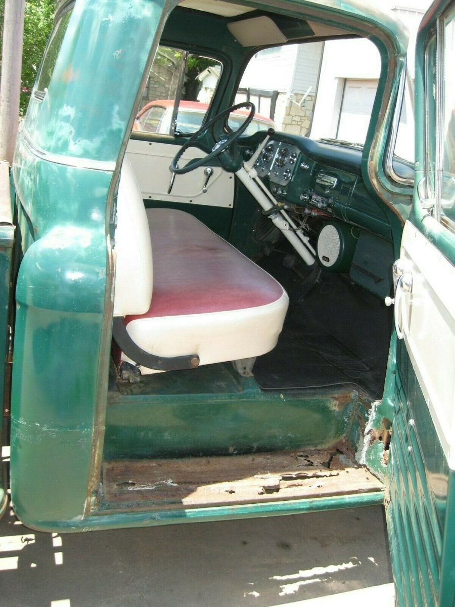 1957 Green GMC GMC FACTORY V8 DELUXE trim Standard Cab Pickup