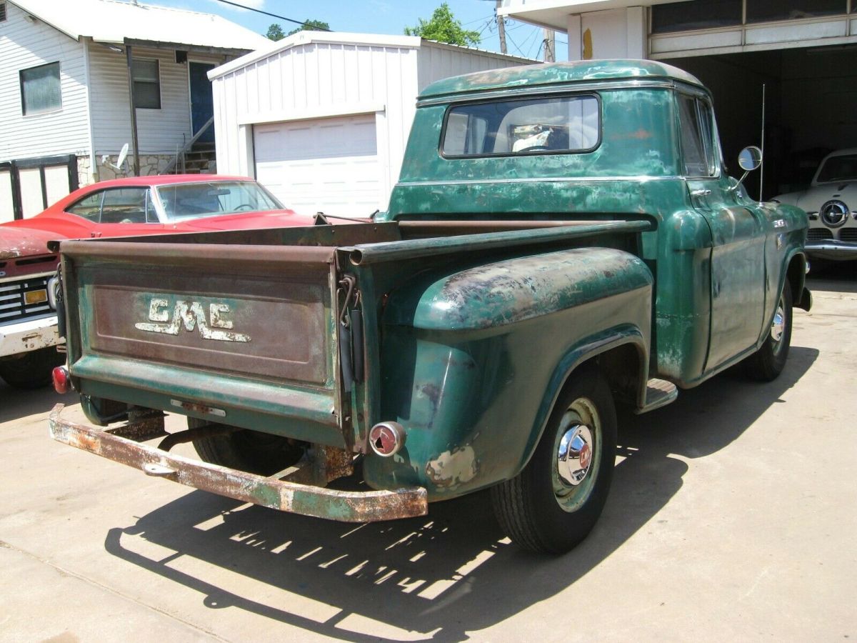1957 Green GMC GMC FACTORY V8 DELUXE trim Standard Cab Pickup