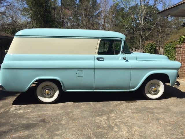 1957 Blue GMC 150 Panel Van