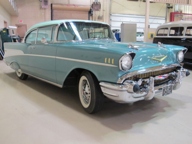 1957 Green Chevrolet Bel Air