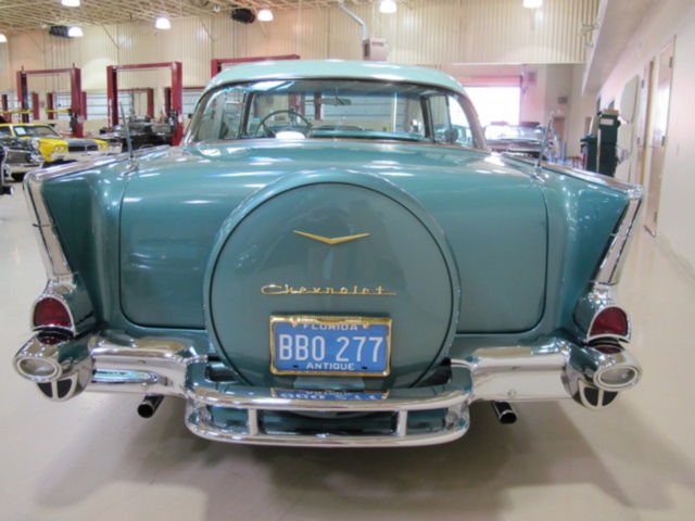 1957 Green Chevrolet Bel Air