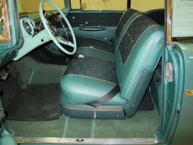 1957 Green Chevrolet Bel Air