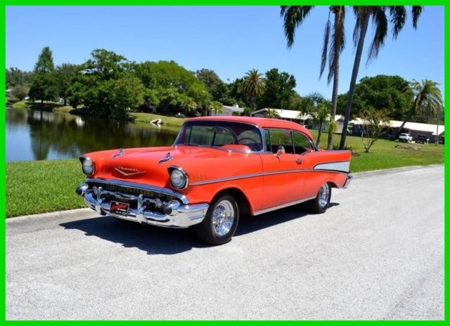 1957 Red Chevrolet Bel Air/150/210