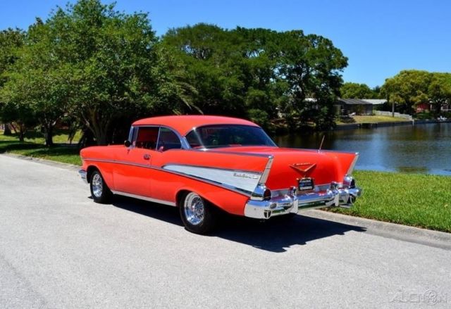 1957 Red Chevrolet Bel Air/150/210