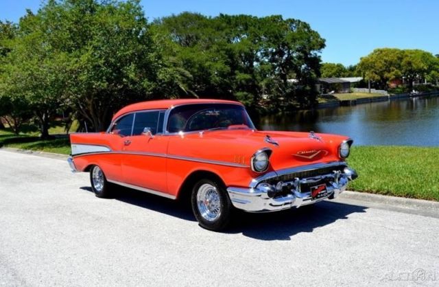 1957 Red Chevrolet Bel Air/150/210