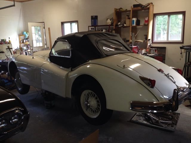 1957 White Jaguar Other Convertible TWO-DOOR SPORT COUPE