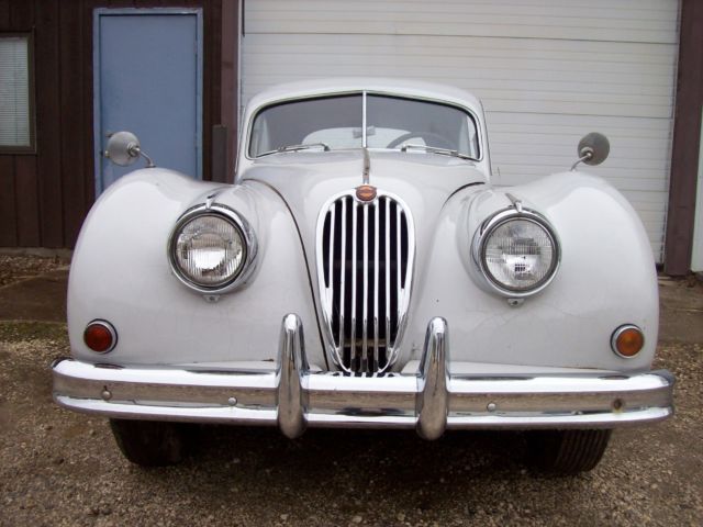 1957 White Jaguar XK COUPE