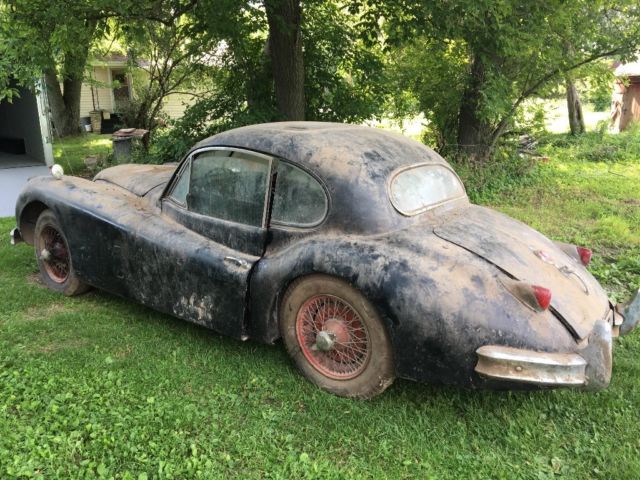 1957 Black Jaguar XK Coupe