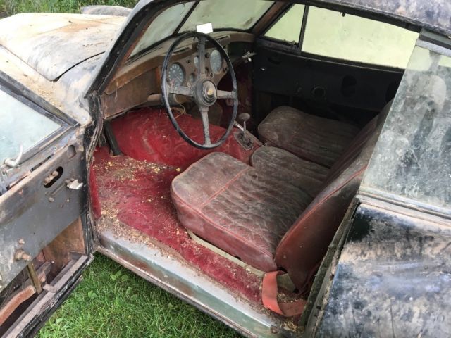 1957 Black Jaguar XK Coupe