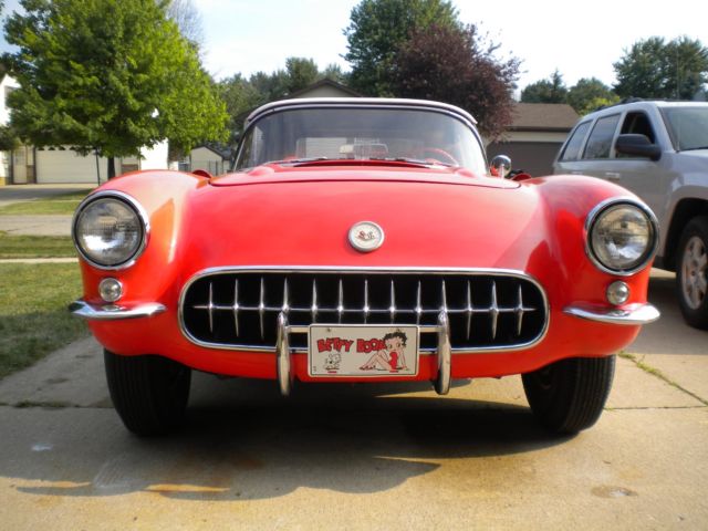 1957 Venetian Red/Polo White Chevrolet Corvette Convertible