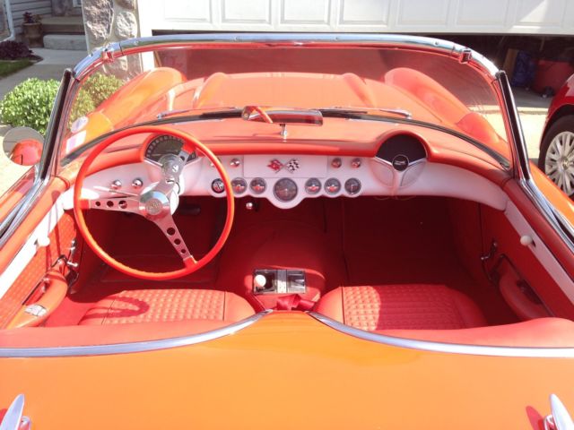 1957 Venetian Red/Polo White Chevrolet Corvette Convertible